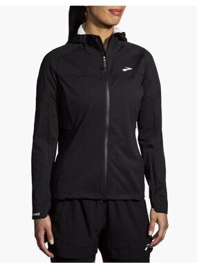 Brooks High Point Waterproof Rain Running Jacket Black Small